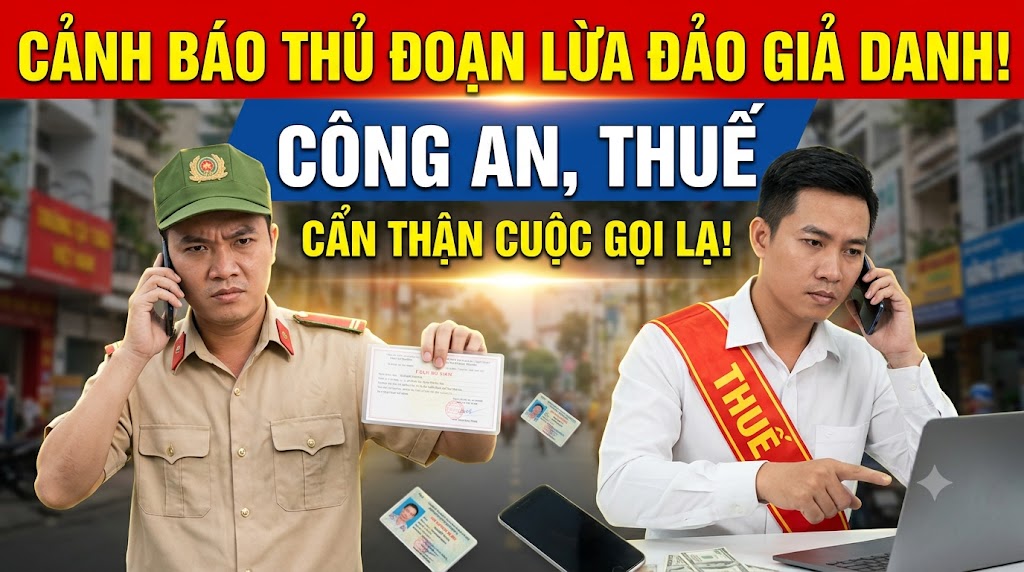 Giả danh Cơ quan chức năng (Công an, Thuế)